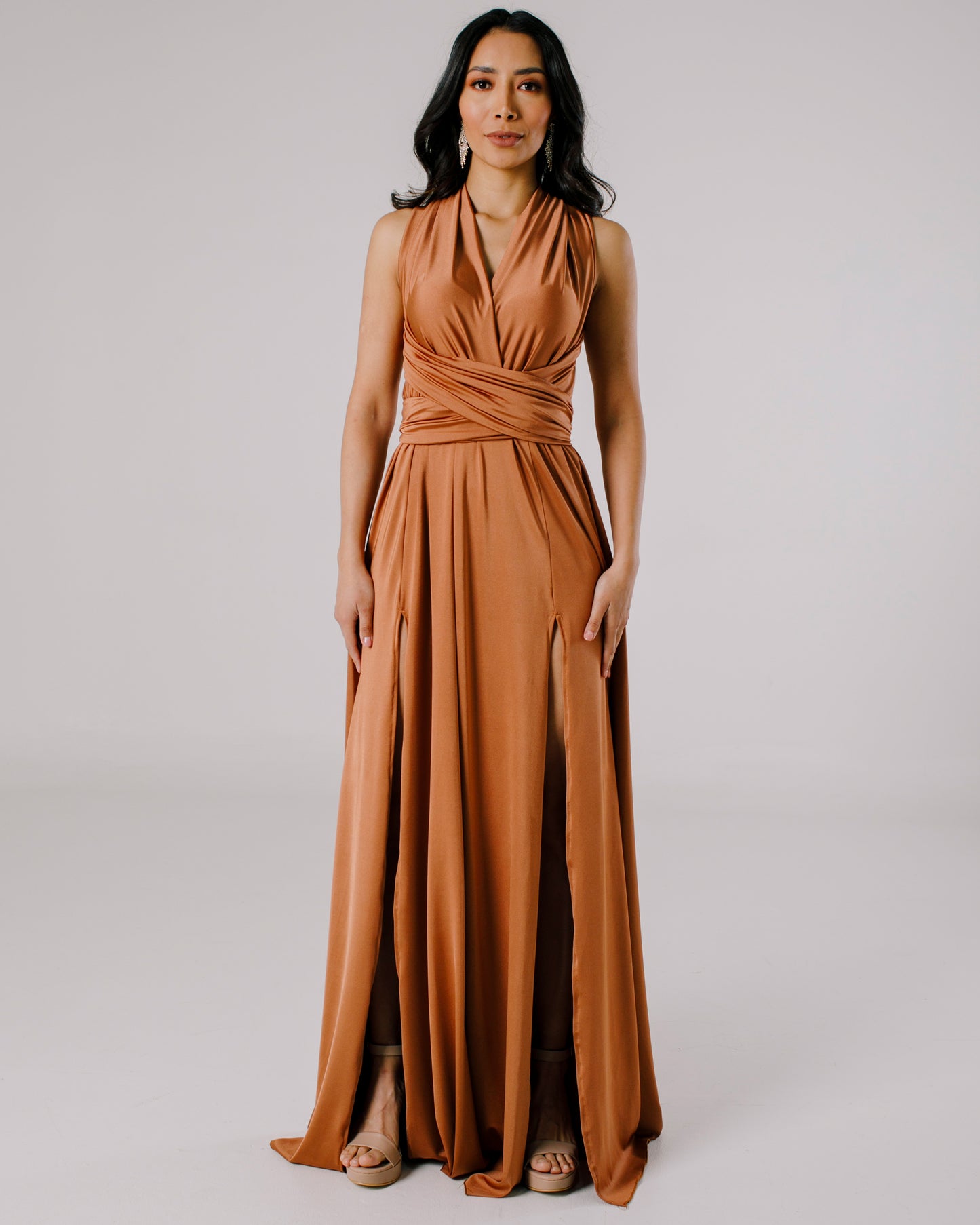 Vestido Largo Multiforma con Doble Abertura - Multiforma ADELA