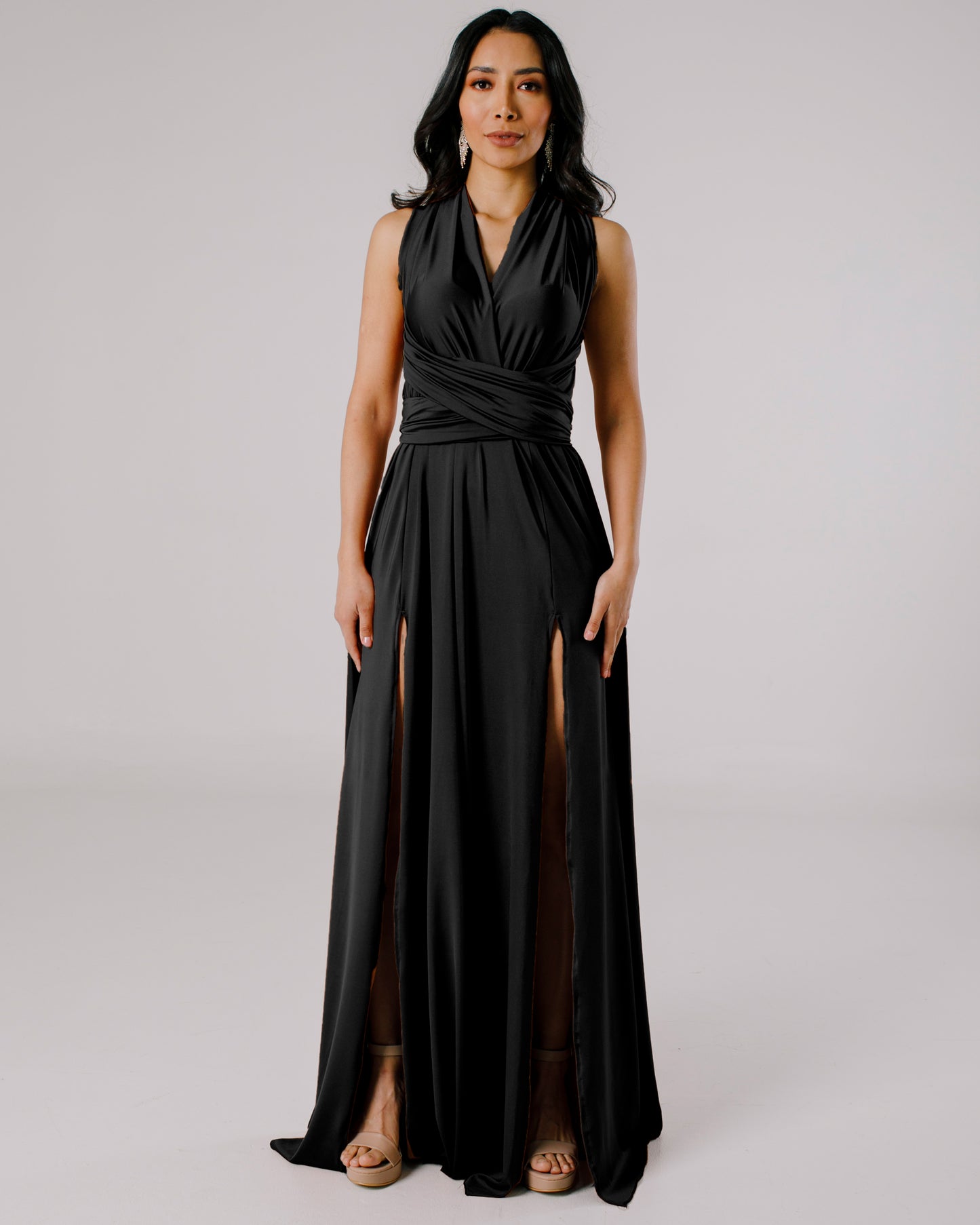 Vestido Largo Multiforma con Doble Abertura - Multiforma ADELA