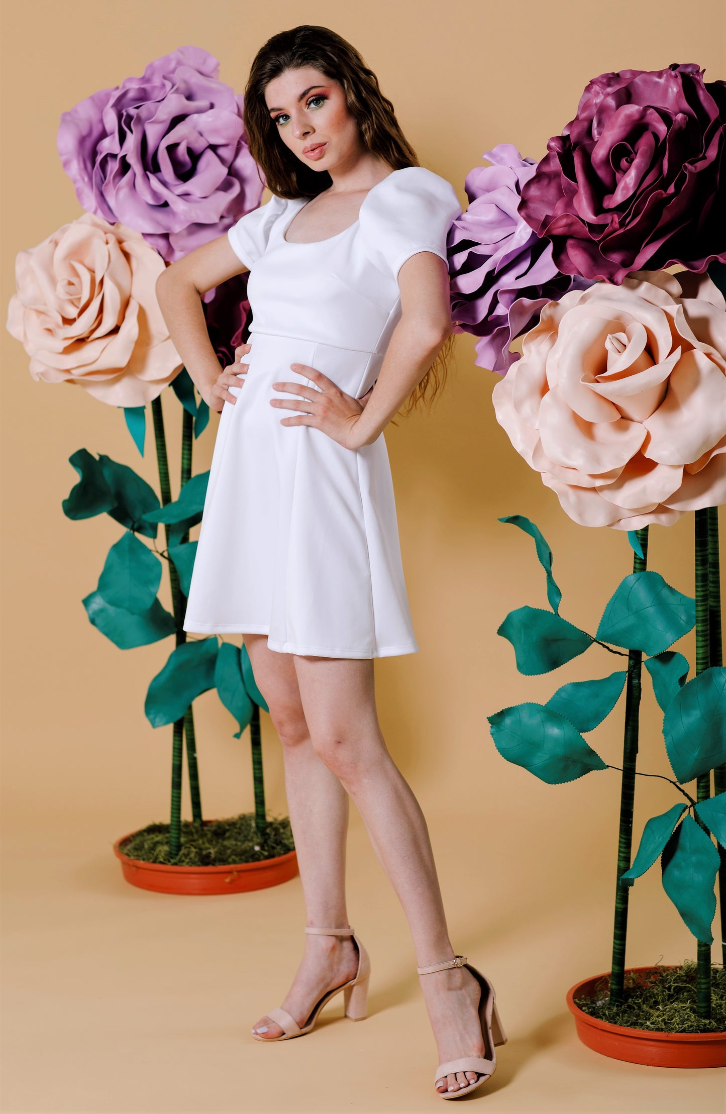 Zoey Blanco, VESTIDO CORTO BLANCO