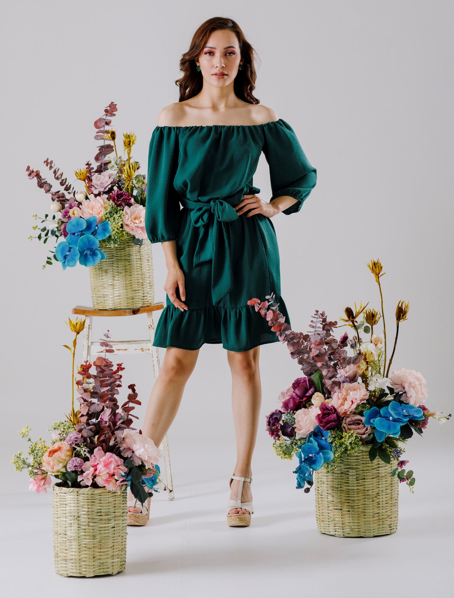 Vestido Con Mangas Dalila