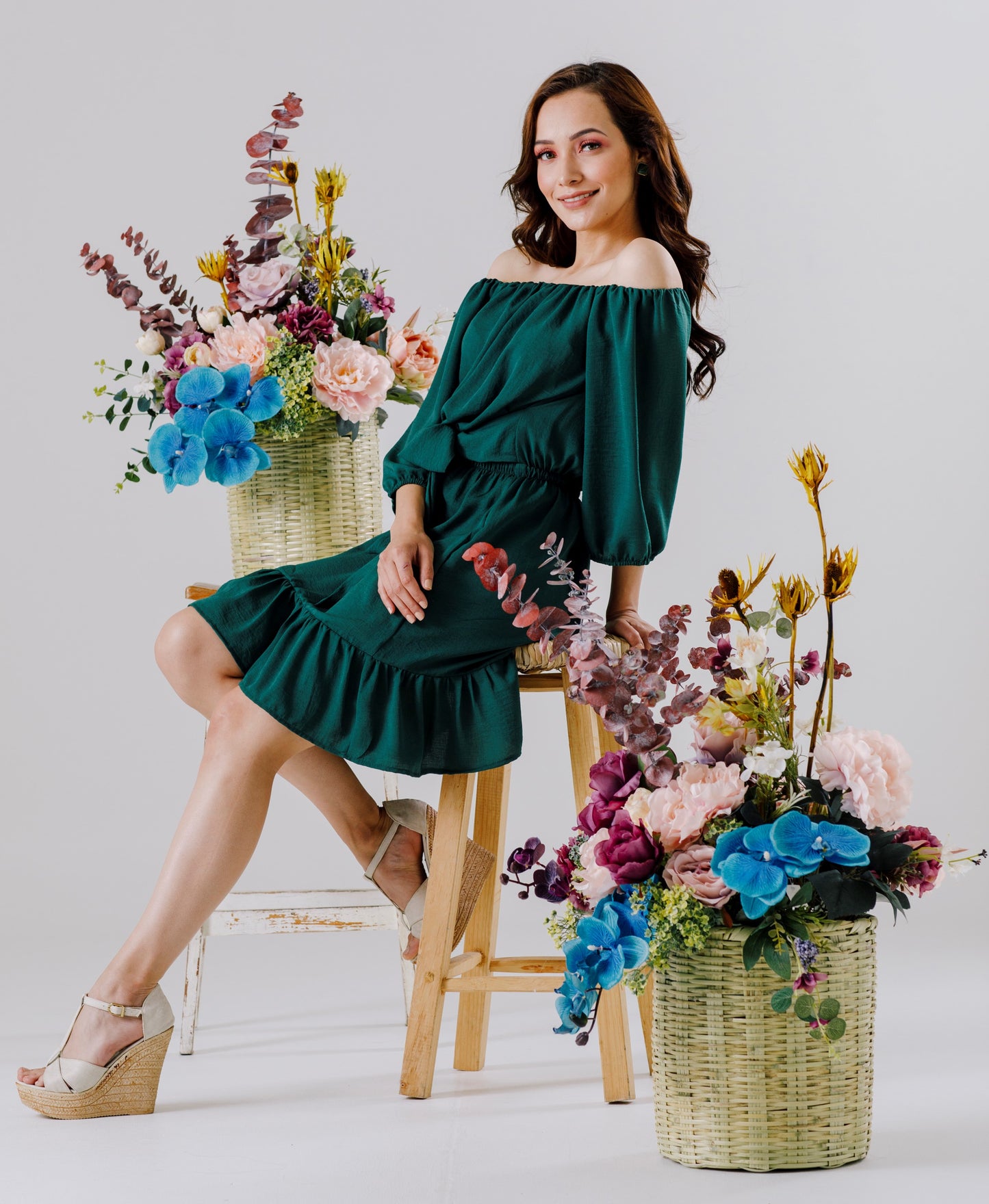 Vestido Con Mangas Dalila