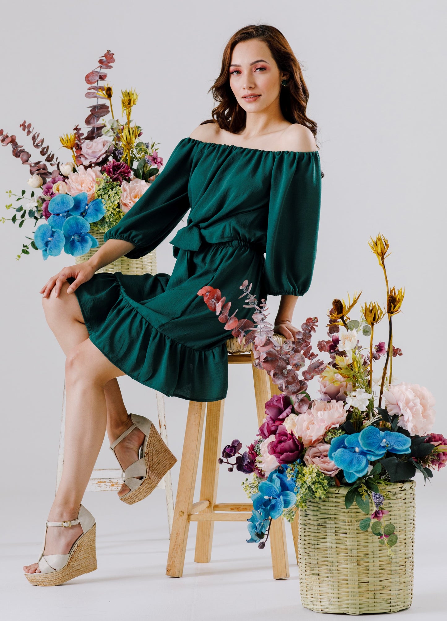 Vestido Con Mangas Dalila