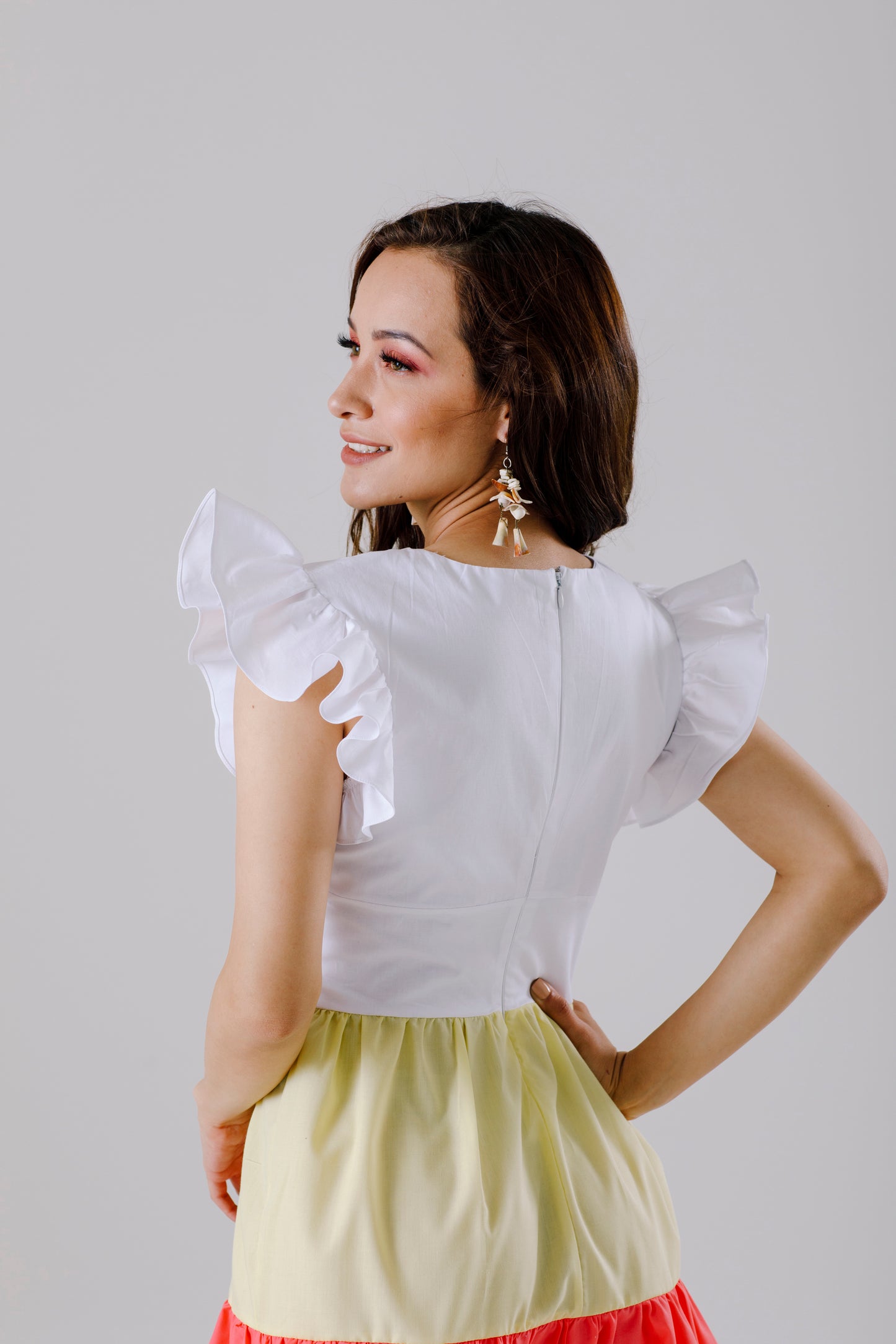 VESTIDO CORTO CON MANGAS - LULU
