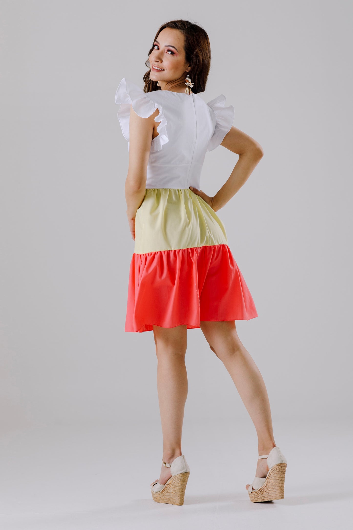 VESTIDO CORTO CON MANGAS - LULU