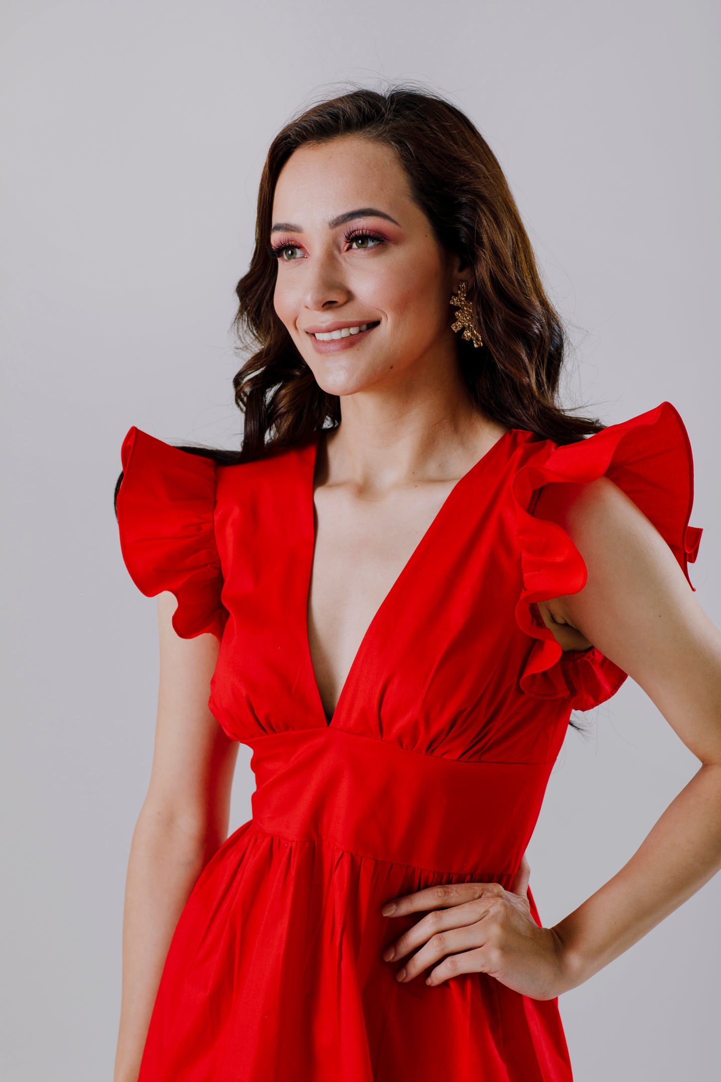 VESTIDO CORTO CON MANGAS - LULU