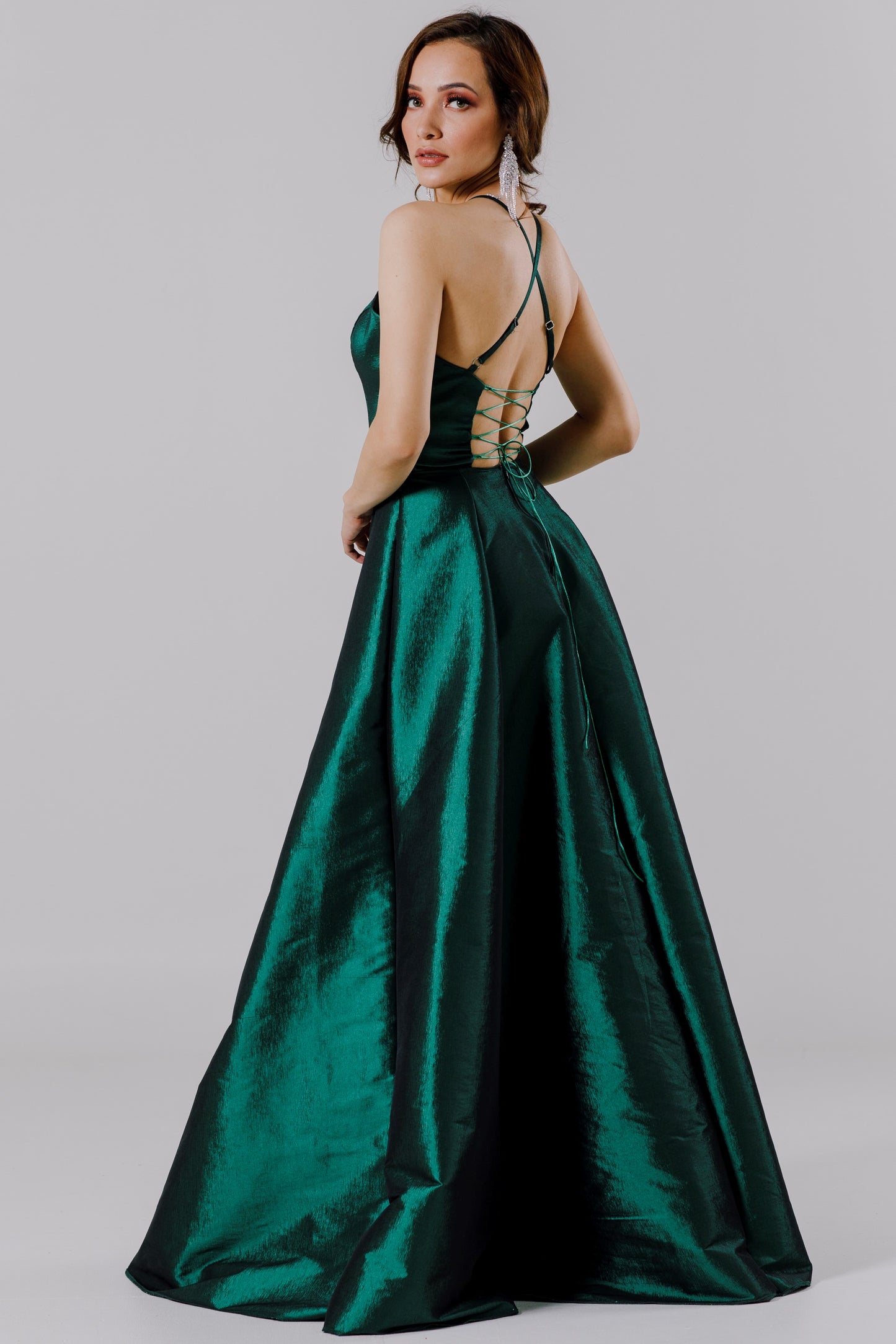 Vestido tipo corset con Piedreria - VALENTINA CON BRILLOS