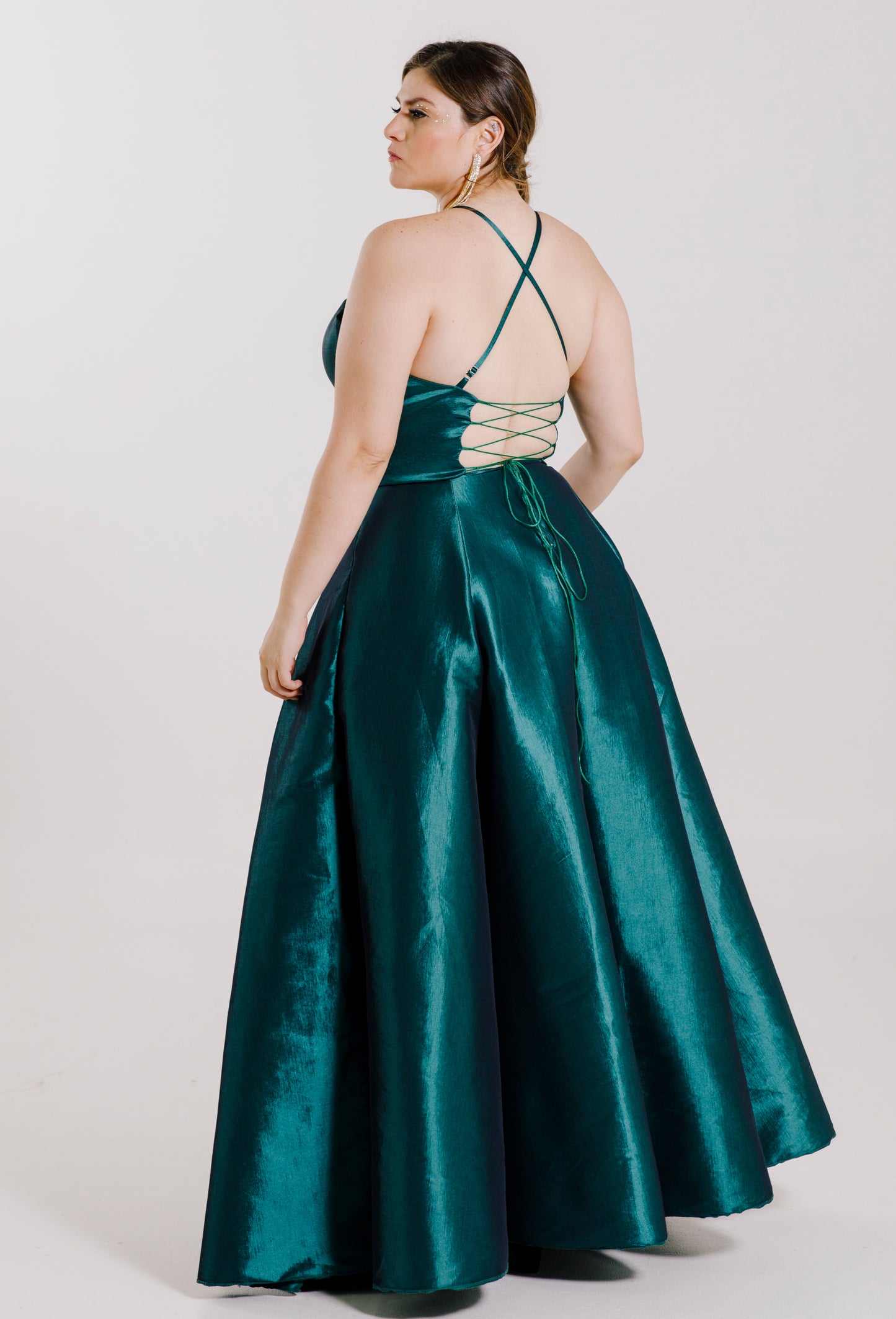 Vestido tipo corset con Piedreria - VALENTINA CON BRILLOS