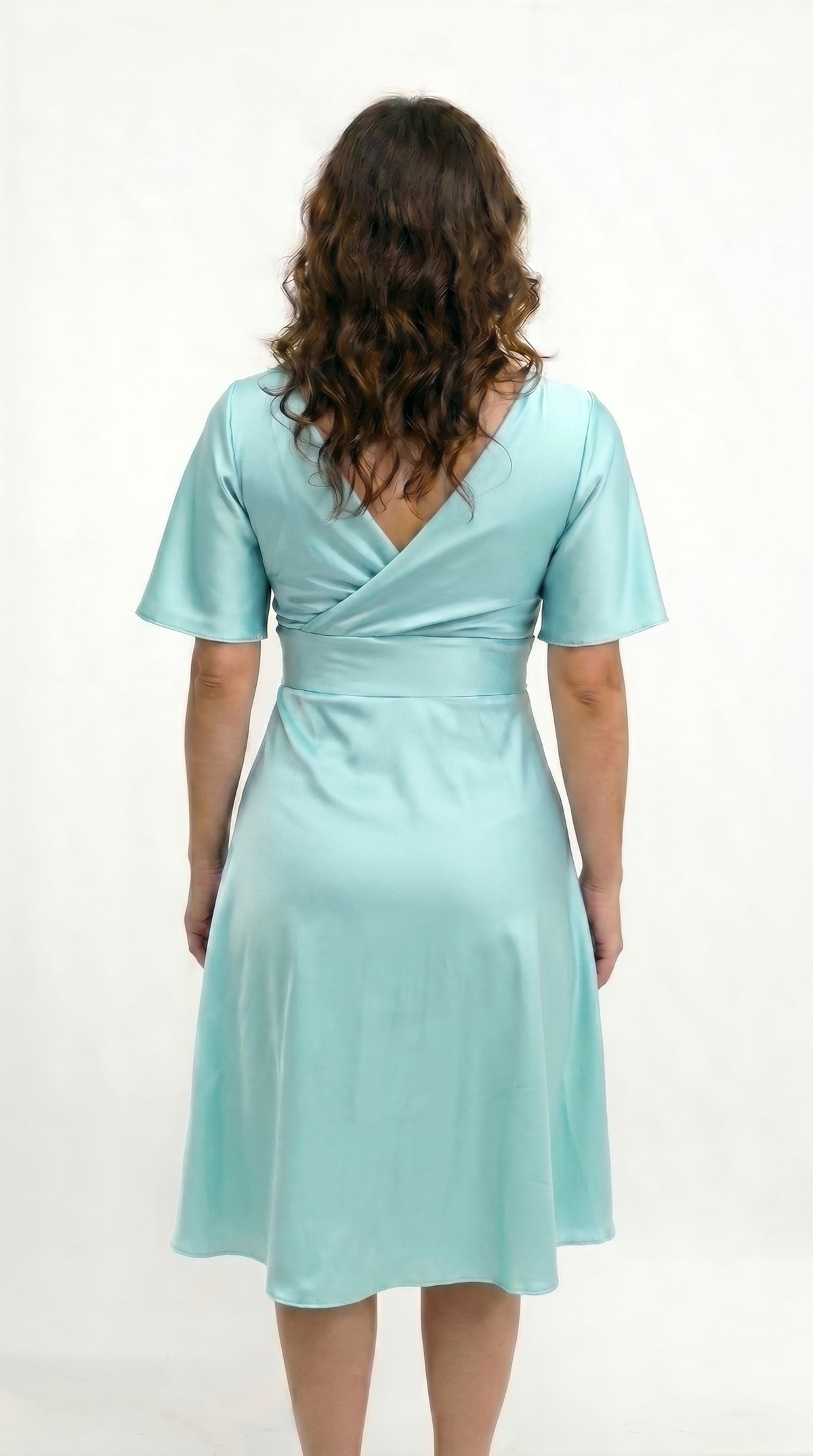 Vestido Corto con Manga - Cristina C