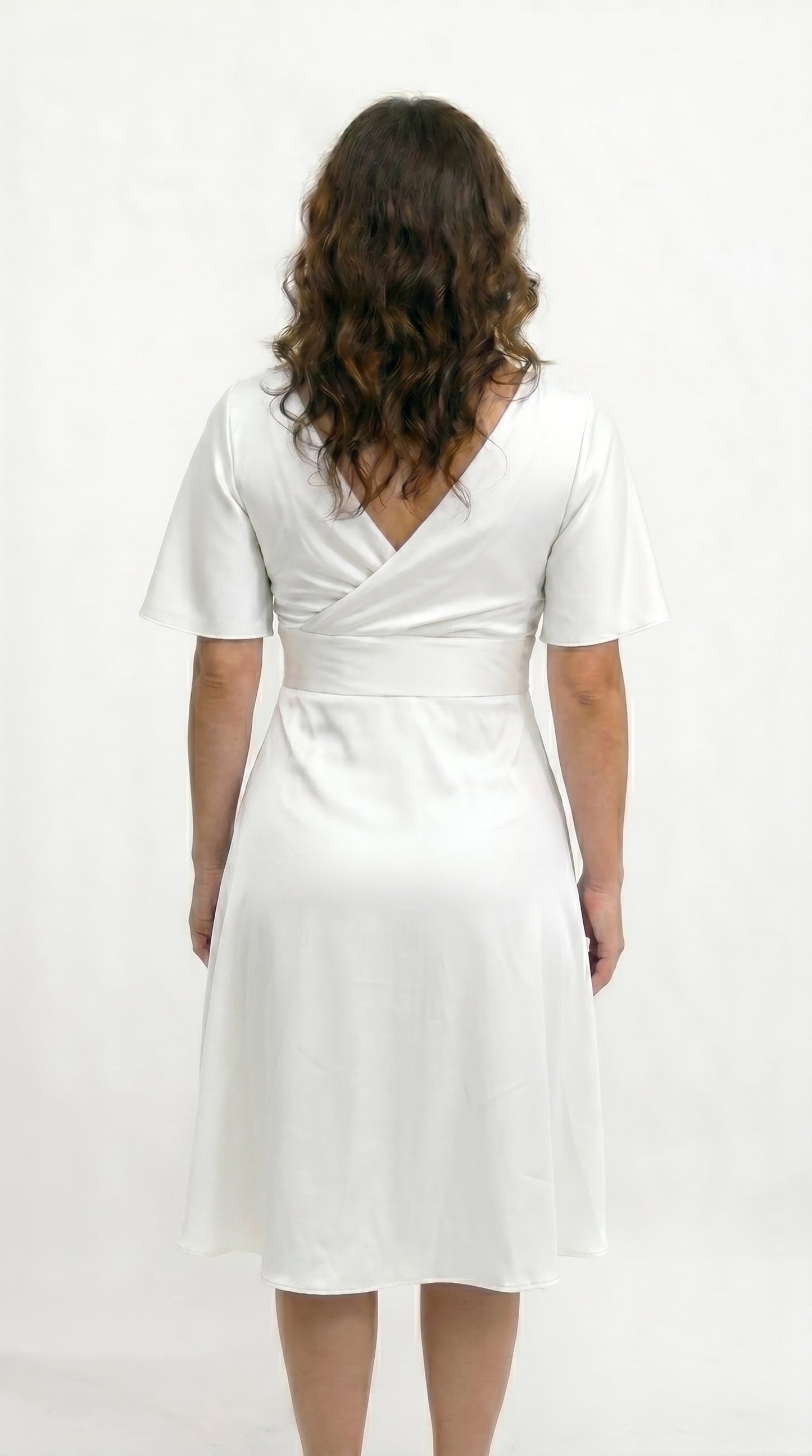 Vestido Corto con Manga - Cristina C