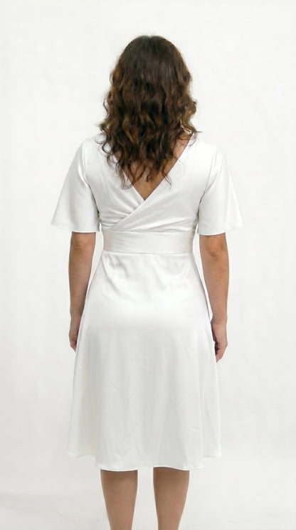 Vestido Corto con Manga - Cristina C