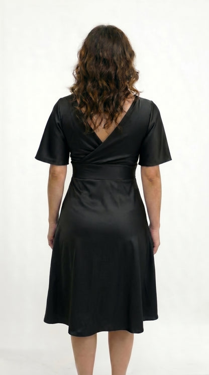 Vestido Corto con Manga - Cristina C