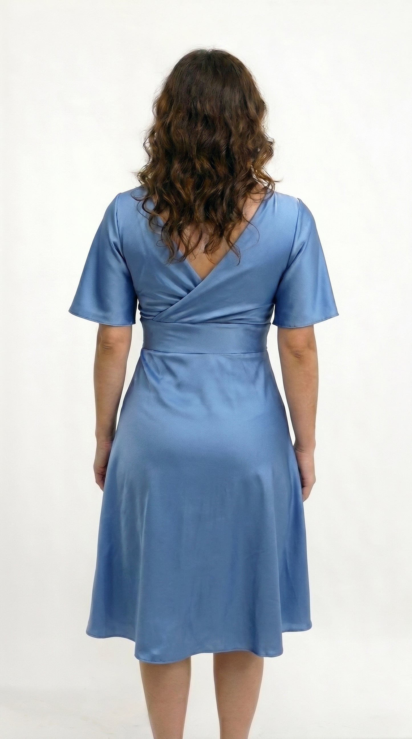 Vestido Corto con Manga - Cristina C