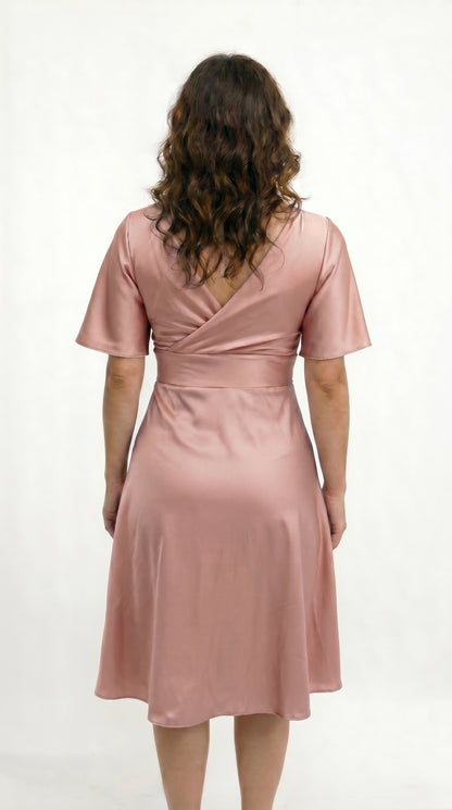 Vestido Corto con Manga - Cristina C
