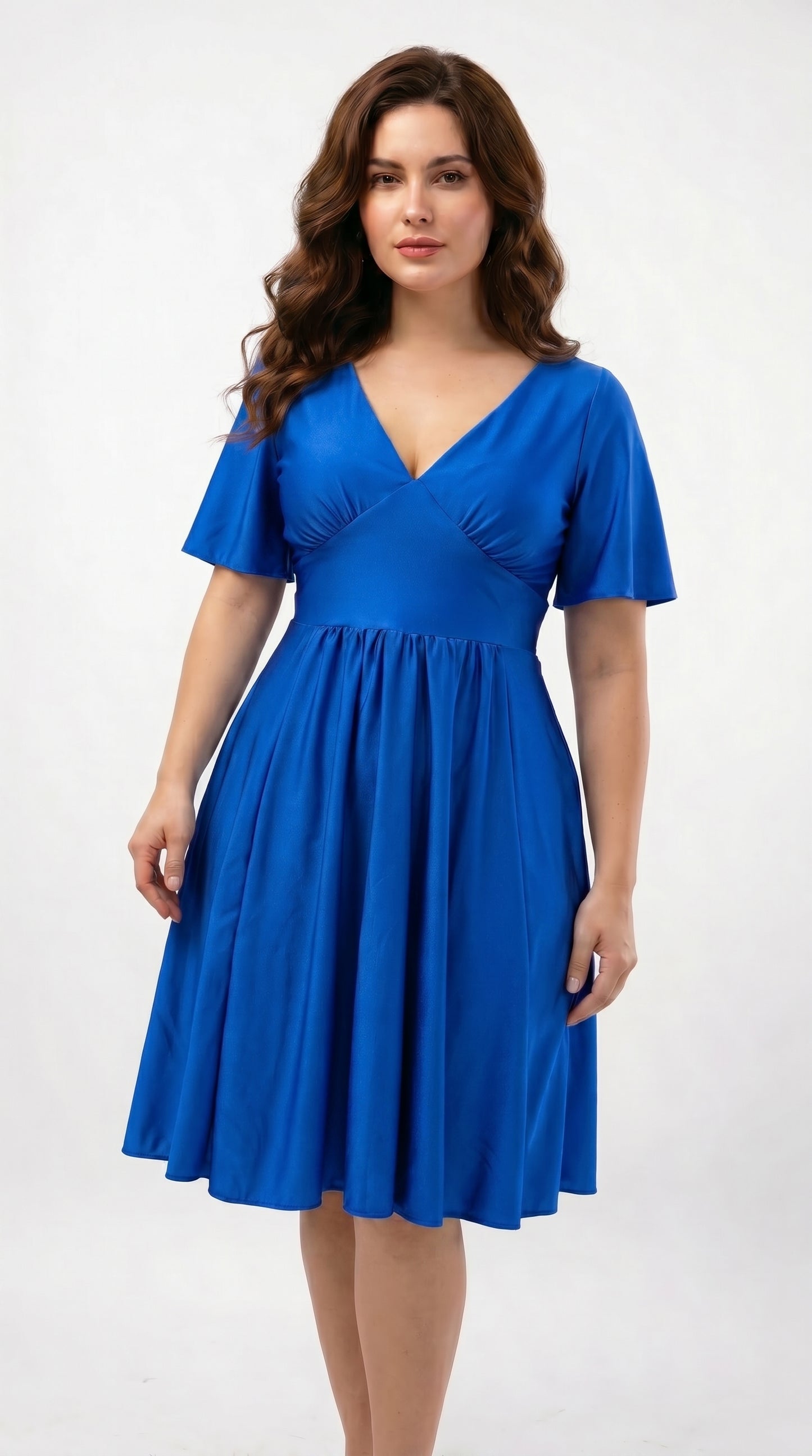 Vestido Corto con Manga - Cristina C
