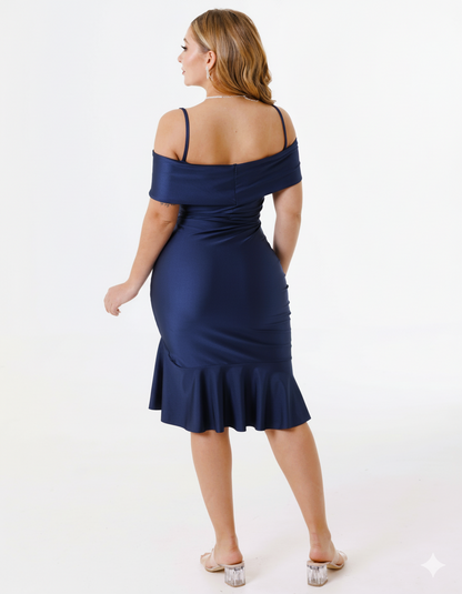 Vestido Corto Con Mangas y tirantes - VIENA