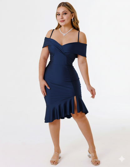 Vestido Corto Con Mangas y tirantes - VIENA