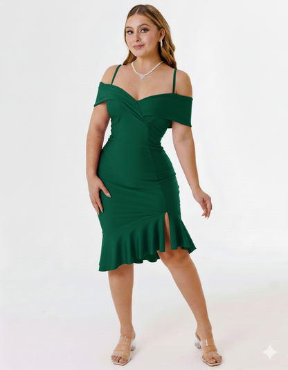 Vestido Corto Con Mangas y tirantes - VIENA