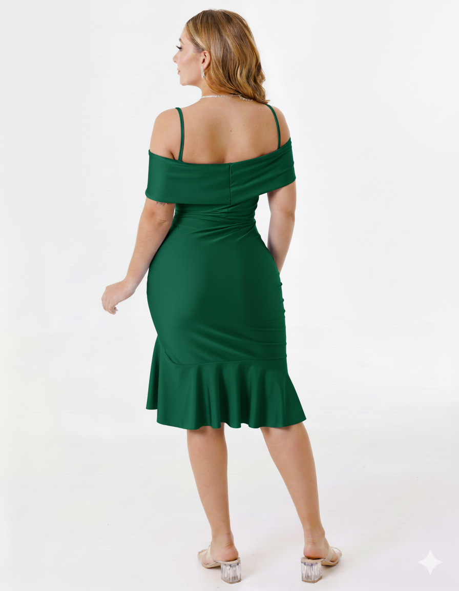 Vestido Corto Con Mangas y tirantes - VIENA