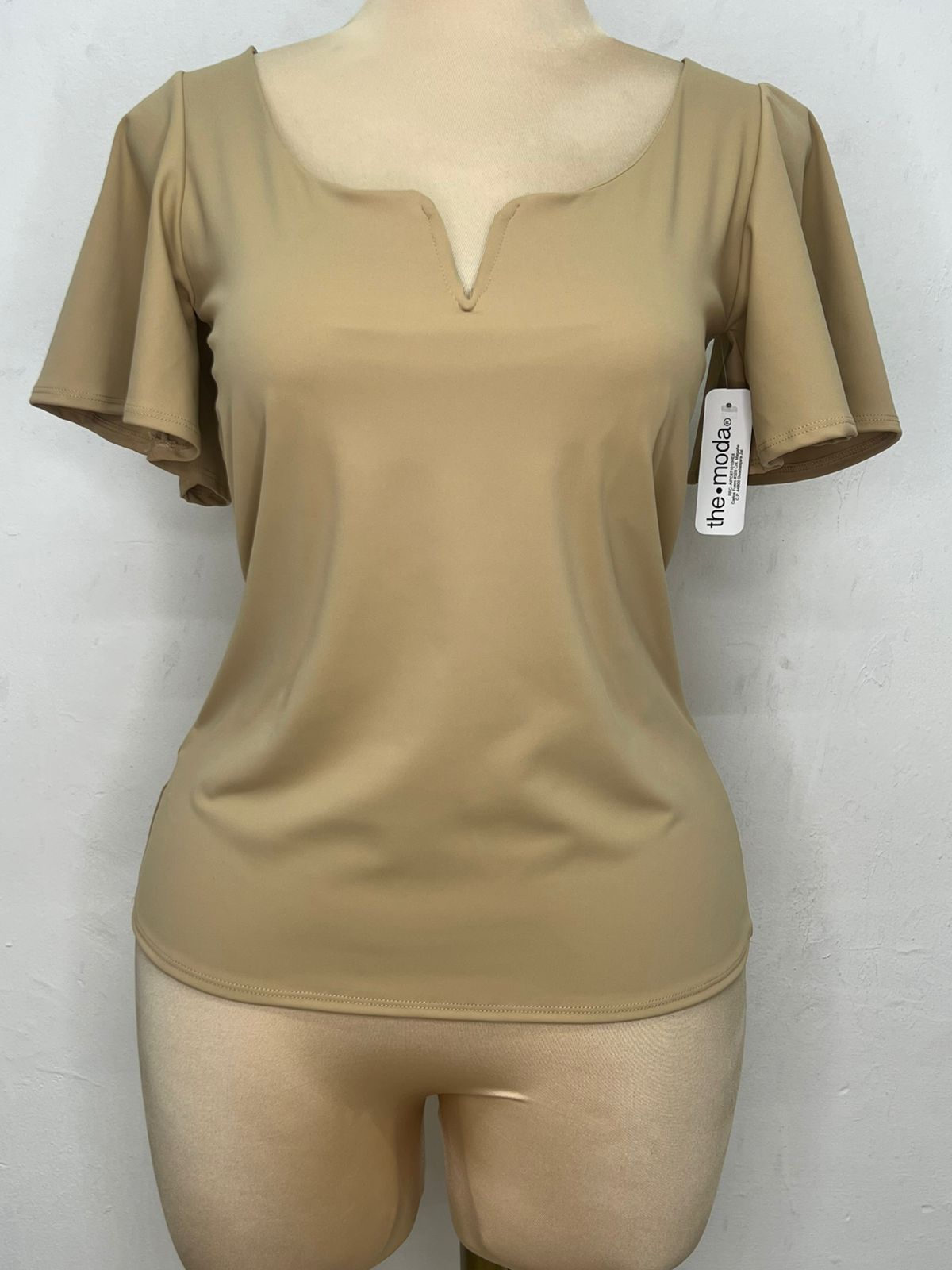 Blusa Casual con Cuello V - T51