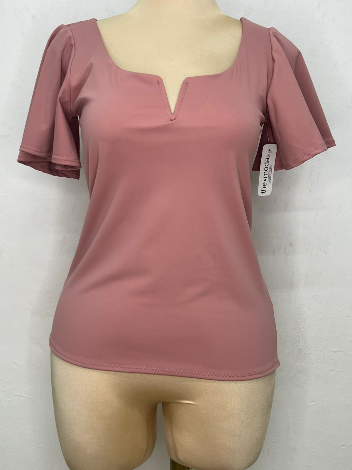 Blusa Casual con Cuello V - T51