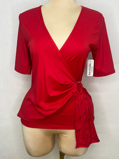 Blusa de Estilo Cruzado (Wrap) - T52