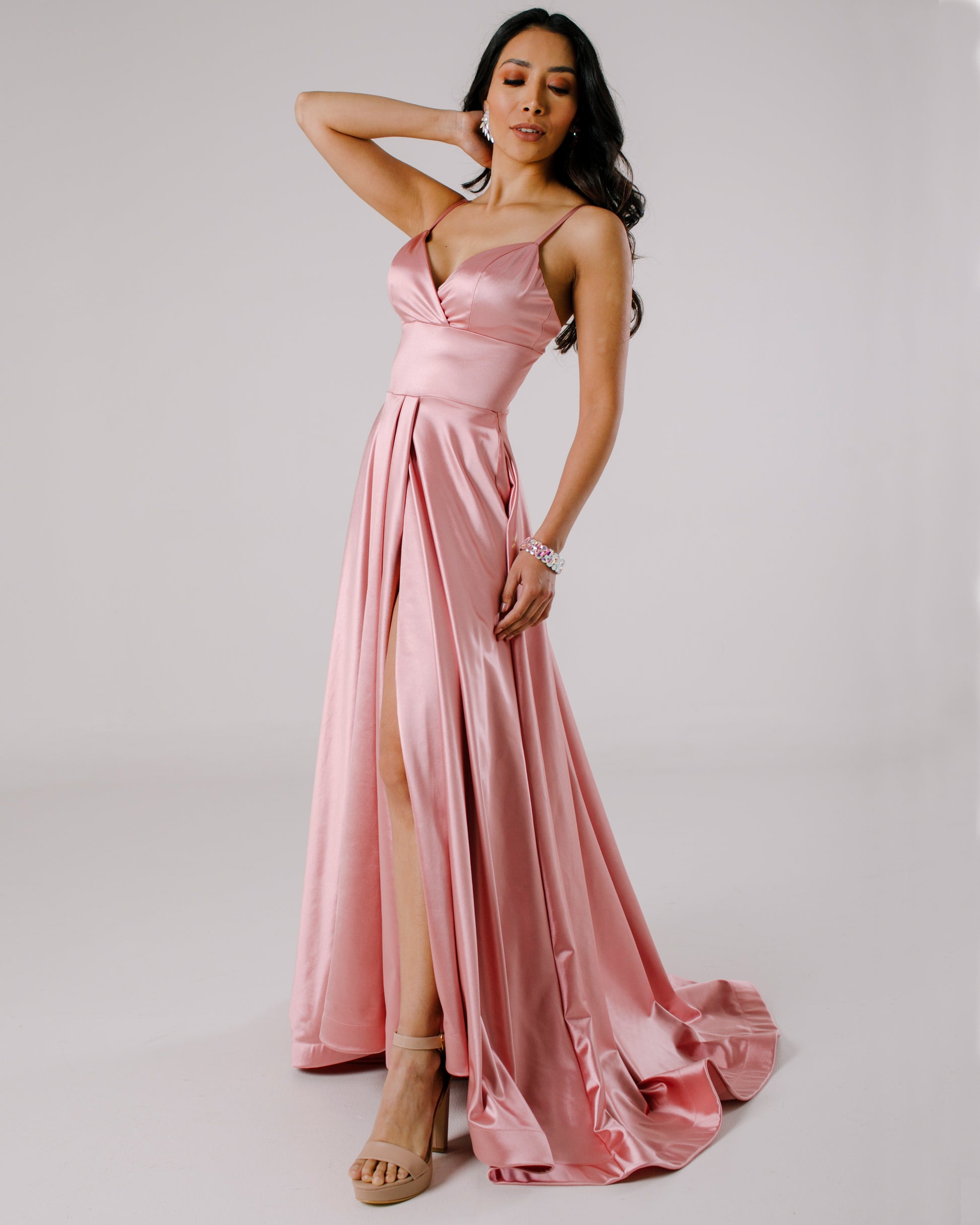 shein pink silk dress US PINK Dresses | Fashion US PINK Dresses